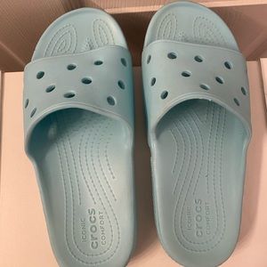 Blue Crocs Sandals